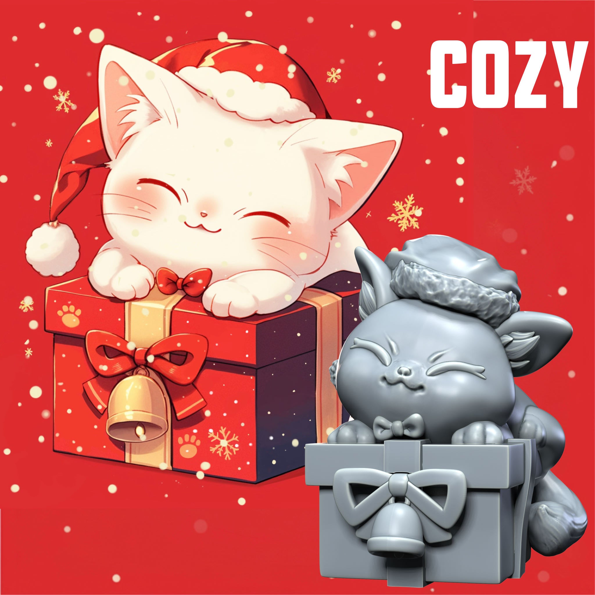 Cozy, The Christmas Cat